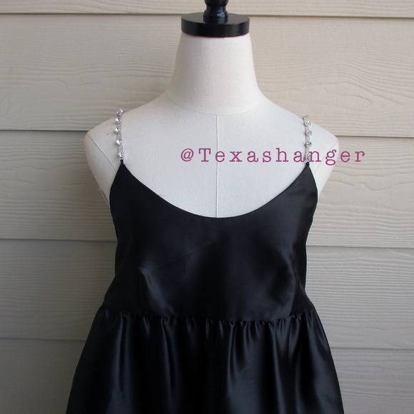 NWT Sandro Ambre Babydoll Dress Size 6 Noir - Picture 12 of 16